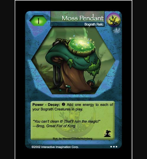 Moss Pendant - Foil